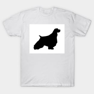 english springer spaniel silhouette T-Shirt